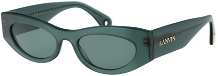 Lanvin Stijlvolle zonnebril met Lnv669S ontwerp Lanvin , Green , Unisex - 52 MM