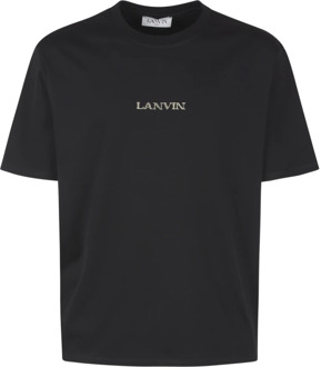 Lanvin T-Shirts Lanvin , Black , Heren - L,M,S