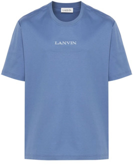 Lanvin T-Shirts Lanvin , Blue , Heren - 2Xl,Xl,L,M,S