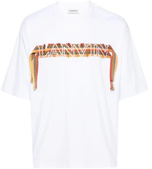 Lanvin T-Shirts Lanvin , White , Heren - Xl,L,M,S