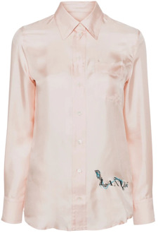 Lanvin Vloeibare Overhemd Lanvin , Pink , Dames - M,S