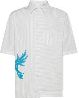 Lanvin Wit Overhemd Klassieke Stijl Lanvin , White , Heren - L,M
