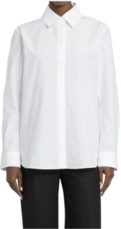 Lanvin Witte Cocoon Tunic Shirt Lanvin , White , Dames - M,Xs