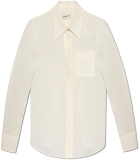 Lanvin Zijden shirt Lanvin , White , Dames - M,S,Xs