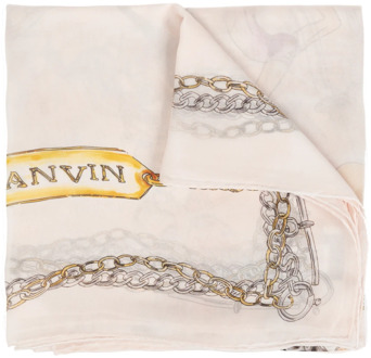 Lanvin Zijden sjaal Lanvin , Pink , Dames - ONE Size