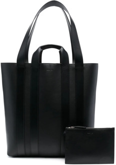 Lanvin Zwarte Ballade Shopper Tassen Lanvin , Black , Heren - ONE Size