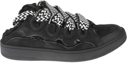 Lanvin Zwarte Curb Mules Sneakers Lanvin , Black , Heren - 39 Eu,44 Eu,43 Eu,42 Eu,40 Eu,41 EU