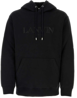 Lanvin Zwarte katoenen sweatshirt Lanvin , Black , Heren - L,M,S,Xs
