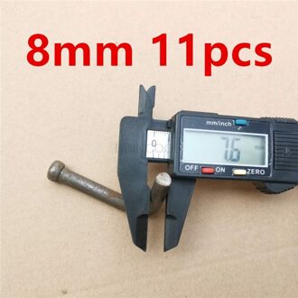 Lanyard Haak Strakke Touw Haak Touw Haak Touw Tightener Iron Gebogen Haak Vervoer Gelast Hek Haak Vrachtwagen Voertuig Algemene 8mm 11stk