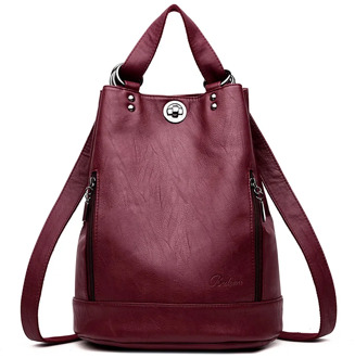 LANYIBAIGE Women Backpack High Quality Leather Backpacks for Teenage Girls Female School Shoulder Bag Bagpack mochila plecak