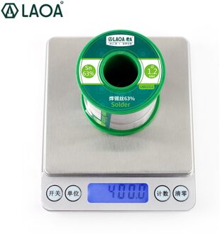 Laoa 63% Solderen Tin Draad Hoge Zuiverheid Tin Draad Laag Smeltpunt Soldeer Draad Soldeer Stok 0.5mm-400g