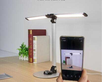 Laopao 10W Led Mode Bureaulamp Met Dual Lamp Ra> 95 56 Lamp Traploos Dimmen Oog Beschermen Touch controle Vouwen Stijl Tafellamp