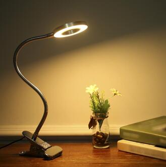 LAOPAO led clip bureaulamp flexibele 3000k 4000k 6000k 10 niveau dimmen LED boek licht USB clip oogbescherming slaapkamer tafellamp