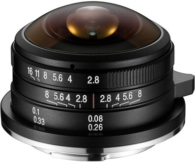 LAOWA 4mm F/2.8 MFT Circular Fisheye voor MFT