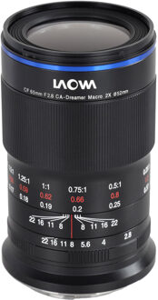 LAOWA 65mm f/2.8 2x Ultra Macro APO MILC/SLR Macrolens Zwart