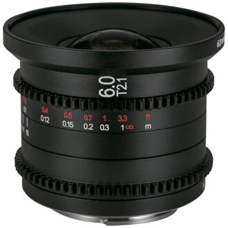 LAOWA 6mm T2.1 Zero-D Cine Lens - MFT