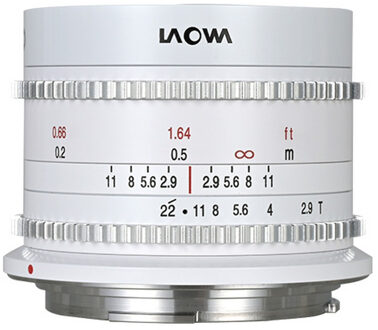 LAOWA 9mm T2.9 Zero-D Cine Lens White - Canon RF