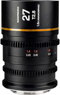 LAOWA Nanomorph 27mm T2.8 1.5X S35 (Amber) (Cine) DL