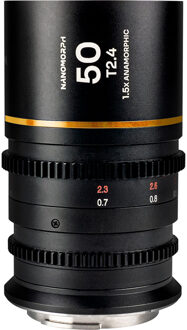 LAOWA Nanomorph 50mm T2.4 1.5X S35 (Amber) (Cine) L-Mount