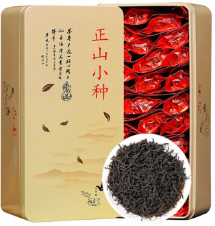 Lapsang Souchong Black Tea Tea Authentic Luzhou-Flavor Canned Bulk 150G Tea New Tea Wuyi Mountain Tongmuguan