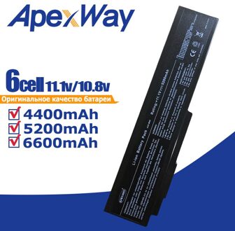 Laptop Batterij Voor Asus N61 N61J N61D N61V N61VG N61JA N61JV N53 A32 M50 M50s N53S N53SV A32-M50 A32-N61 A32-X64 A33-M50 5200mAh