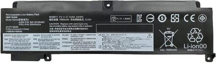 Laptop Batterij Voor Lenovo Thinkpad T460s T470S Serie SB10J79003 00HW038 00HW025 00HW024 01AV462 01AV407 01AV408 L16M3P73