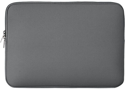 Laptop Beschermhoes Case Rits Nylon Computer Tassen Nylon Draagbare Tas Voor 15.6 Inches Slijtvaste Laptop Tas Grijs
