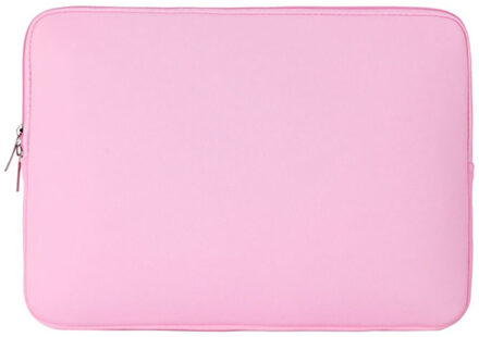 Laptop Beschermhoes Case Rits Nylon Computer Tassen Nylon Draagbare Tas Voor 15.6 Inches Slijtvaste Laptop Tas Roze