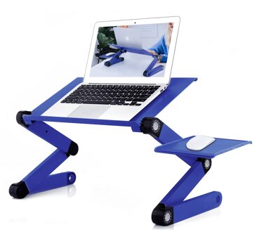 Laptop Bureau Met Muismat Ergonomische Portable Bed Tray Pc Laptop Table Stand Notebook Sofa Bureau Met Cooling Fan Voor kantoor nee Fan
