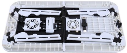 Laptop Bureau Opvouwbare Tafel E-Tafel Bed Usb Cooling Fans Stand Tv Tray