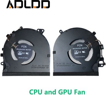 Laptop Cpu En Gpu Koelventilator Voor Razer Blade 15 RZ09-0270 RZ09-0300 DFS5K121142621 DFS501105PR0T Ep FL6S FL6T CPU en GPU Fan