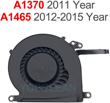 Laptop Cpu Koeler Ventilator Voor Macbook Air 11 "13" A1369 A1370 A1465 A1466 Jaar A1370 A1465 11-15