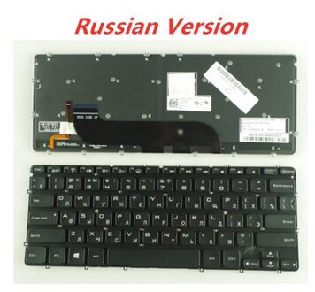 Laptop Engels Russisch Toetsenbord Voor Dell Xps 12 13 XPS13D 13R L321X L322X XPS13 Notebook Vervanging Layout Toetsenbord wit