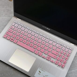 Laptop Keyboard Cover Protector Voor Asus Vivobook S512F S512FL S512FA S512 Fa Fl F S 512 A512UB S512DA F512DA F512FA 15.6 Inch fadepink