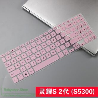 Laptop Keyboard Cover Protector Voor Asus Vivobook S512F S512FL S512FA S512 Fa Fl F S 512 A512UB S512DA F512DA F512FA 15.6 Inch roze