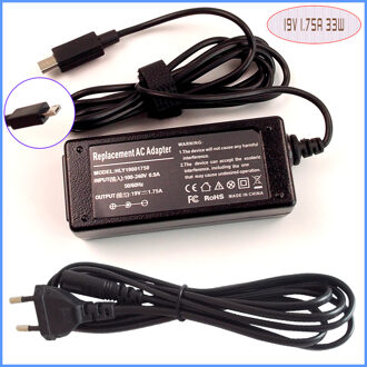 Laptop netbook ac adapter voeding lader 19 v 1.75a voor asus vivobook e200 e200h e200ha-us01-gd e200ha-us01-bl