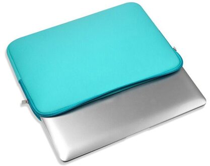 Laptop Notebook Case Tablet Sleeve Cover Tas Voor Macbook Pro Air Retina 13 Inch Voor Xiaomi Huawei Hp Dell licht blauw