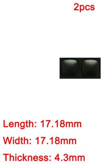 Laptop Rubber Voeten Voor Lenovo V310-14 V310-15 Antislipmatten Bodem Shell Voet Pad 17.18Mm 2stk