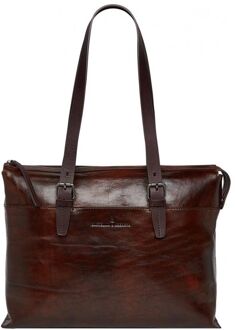 Laptop Shoulder Bag 15.4 Inch Crossbodytas Bruin