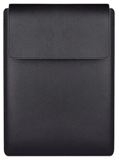 Laptop Sleeve Case Cover 15.4 Inch Notebook Stand Tablet Bescherming Pu Case Voor Air Pro Xiaomi zwart