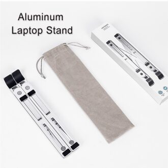 Laptop Stand Aluminium Verstelbare Lezen Stand Ondersteuning Macbook Pro Air Dell 10-17.3 Inch Notebook Draagbare Laptop Houder Roze