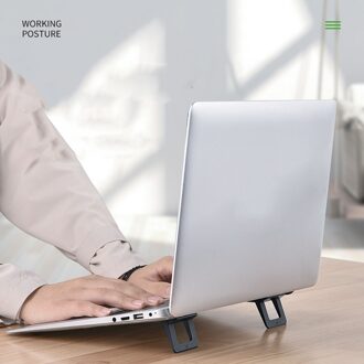 Laptop Stand Desktop Verhooging Radiator Zelfklevende Onzichtbare Laptop Stand