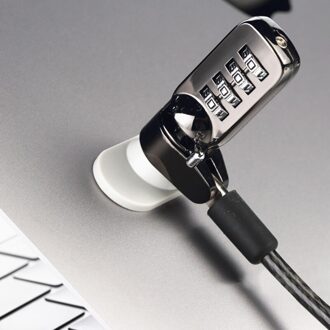 Laptop Tablet Anti-Diefstal Ronde Lock Key Hole Compatibel Voor Ipad Macbook Notebook Security Lock Base Onderdelen Zwarte Kleur duurzaam