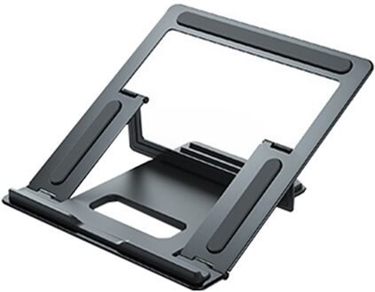 Laptop Tablet Stand Opvouwbare Draagbare Desktop Lade Cooling Holder Laptop Verhooging Beugel Voor 11-15.6 Inch Laptop En Tablet zwart