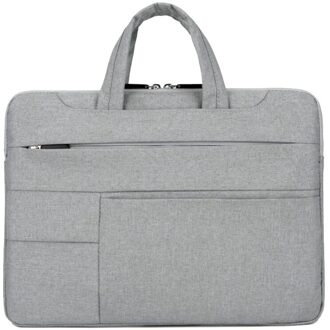 Laptop Tas 15.6 Inch Waterdichte Notebook Case Voor Air Pro Computer Aktetas Tas grijs