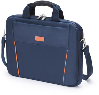 laptop tas Slim Case BASE 14-15.6 blauw/oranje