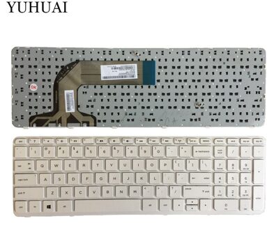 Laptop Toetsenbord Voor Hp Pavilion 17-E000 17-e128ca 720670-001 725365-001 V140546bs1 Black Us Seris Toetsenbord wit