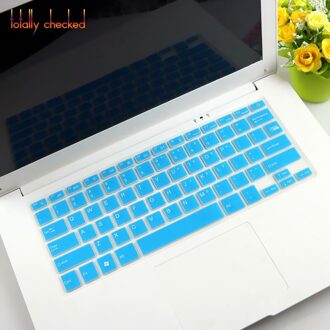 Laptop Voor Deffad Ag19 A3 A5 A6 A809G A810G Ultradunne Siliconen Toetsenbord Cover Beschermer Huid blauw