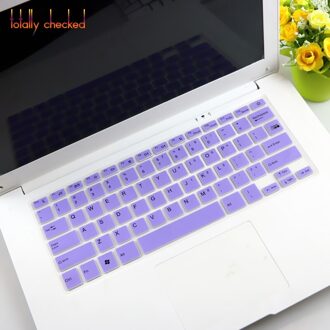 Laptop Voor Deffad Ag19 A3 A5 A6 A809G A810G Ultradunne Siliconen Toetsenbord Cover Beschermer Huid paars