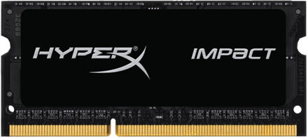 Laptop-werkgeheugen module IMPACT Black HX316LS9IB/4 4 GB 1 x 4 GB DDR3L-RAM 1600 MHz CL9 9-9-33